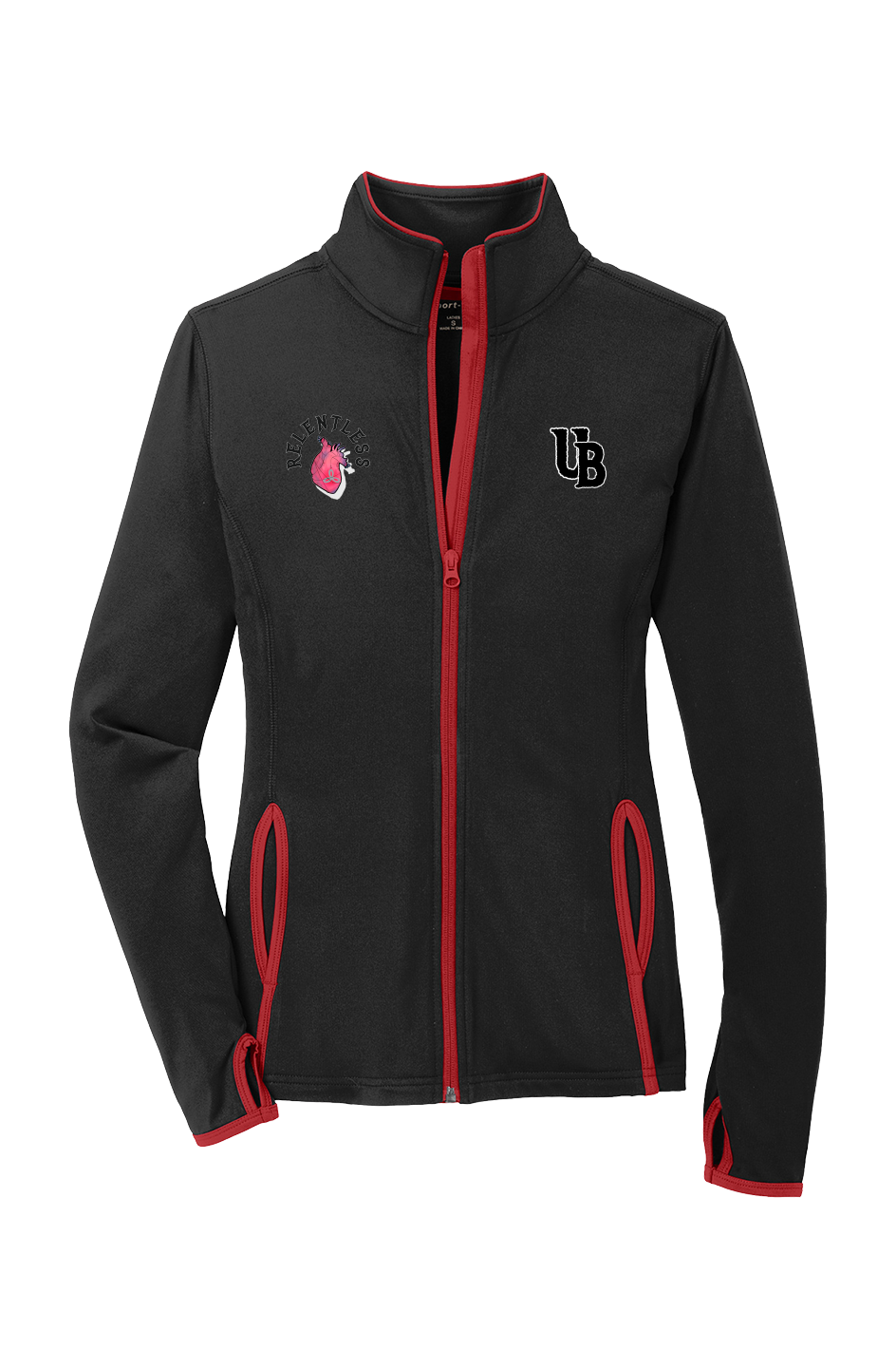 Womens Sport-Wick Contrast Jacket UB RELENTLESS HEART COLLECTION 